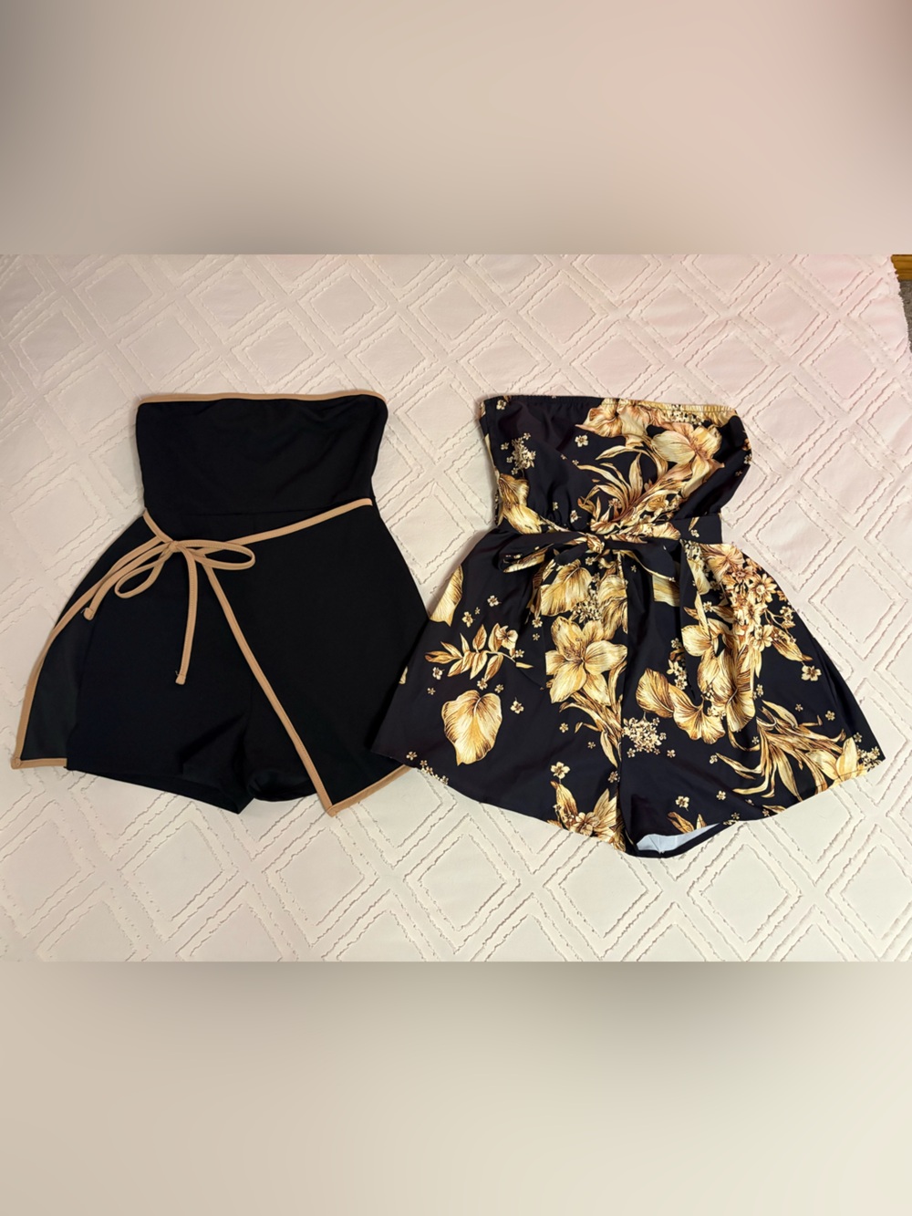 Black Strapless Romper Bundle